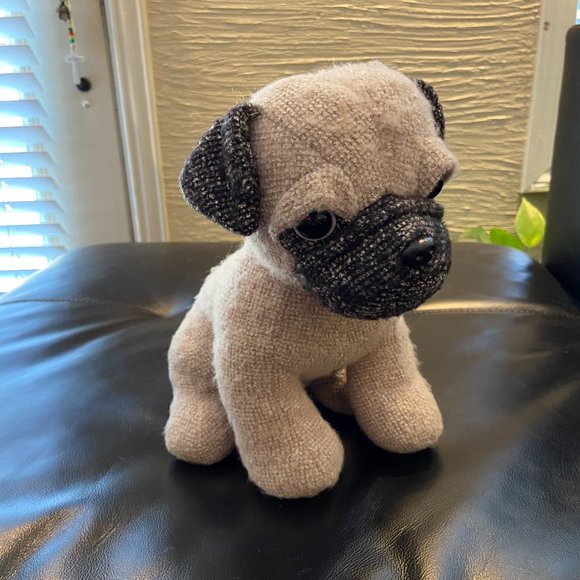 PUG PLUSH Aurora Realistic Plush Plastic Eyes Nose Weighted Companion - Picture 3 of 9